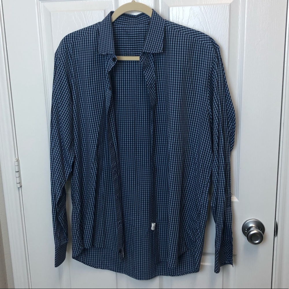 Zachary Prell Checkered Button Down - image 1